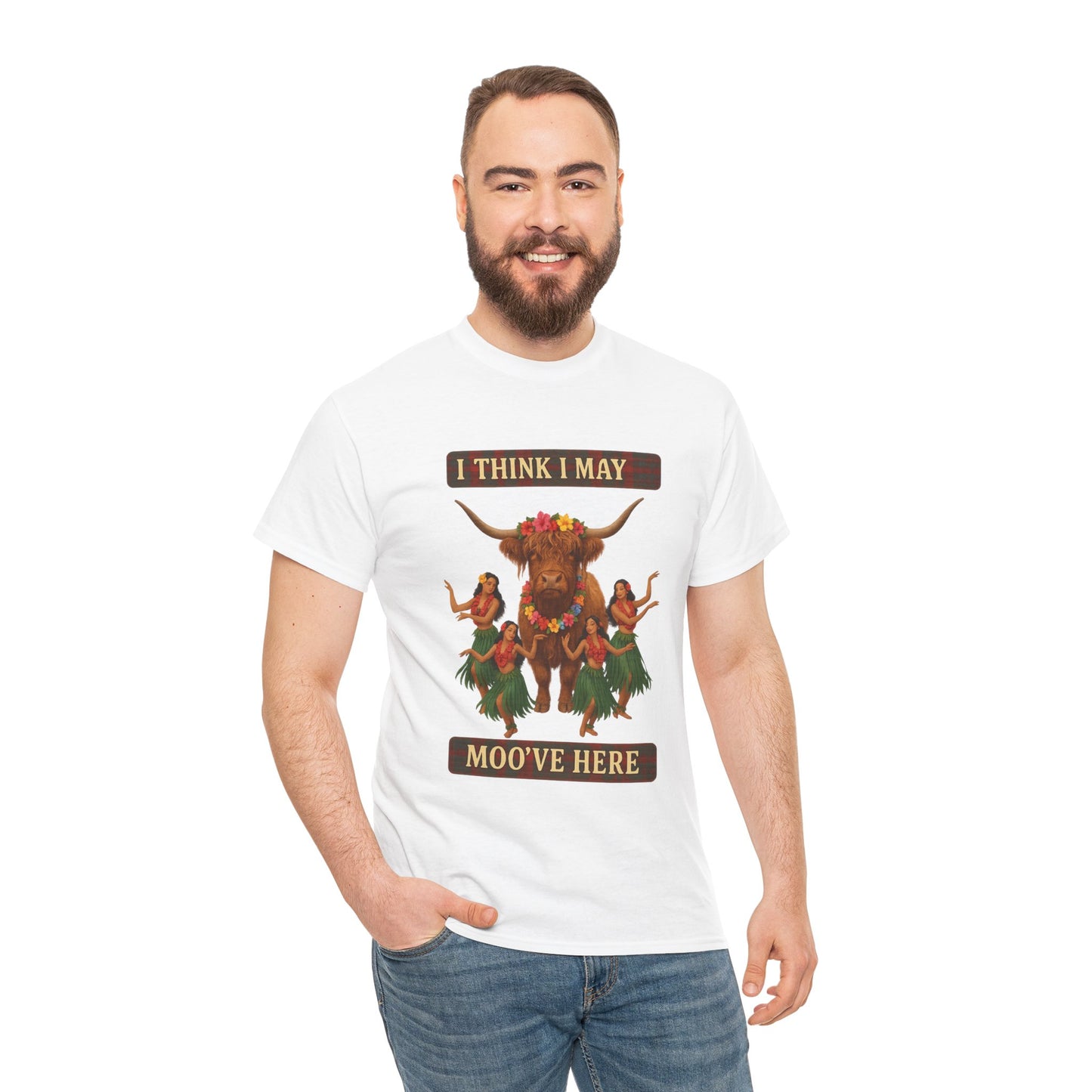 "I Think I may Moo've here", Slogan T-Shirt, Various Colours & sizes