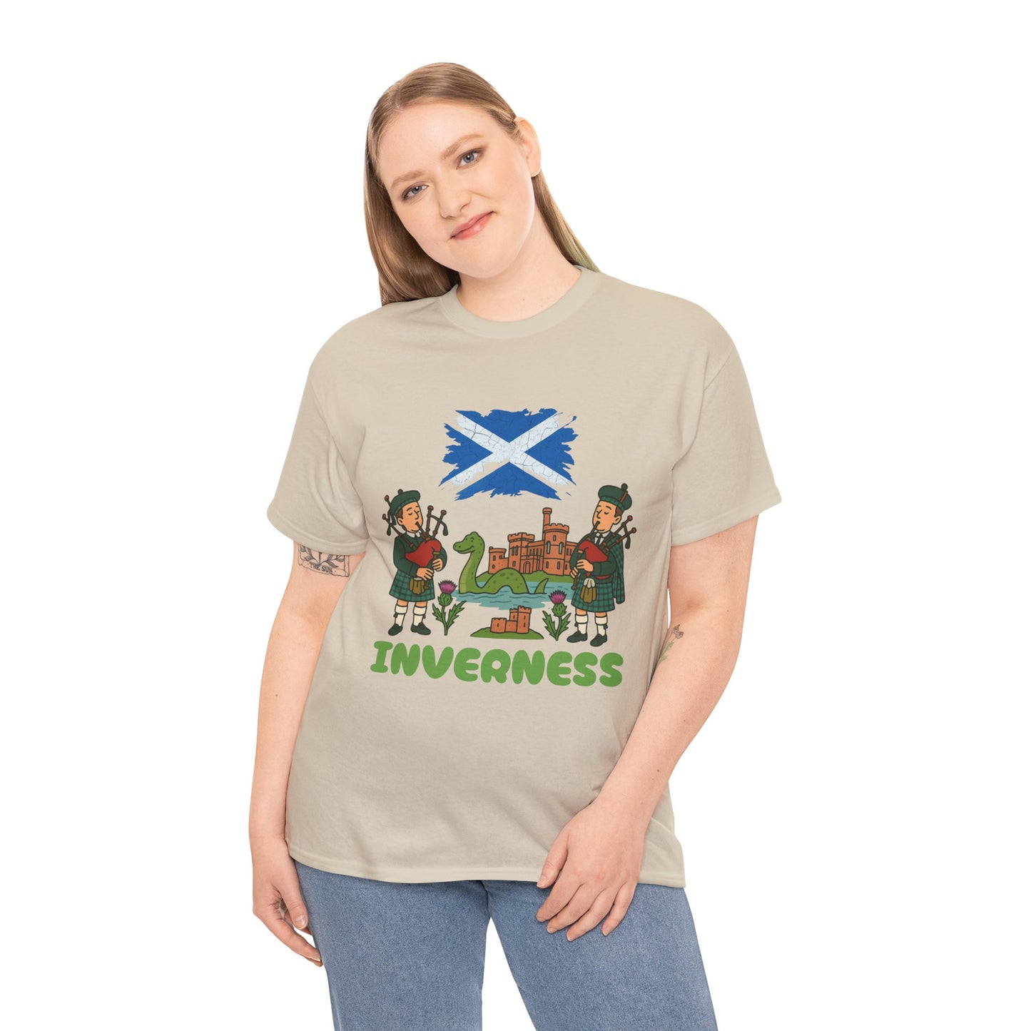 "Inverness"  Highland Capital inspired Scottish T-Shirt, Various colors & sizes available