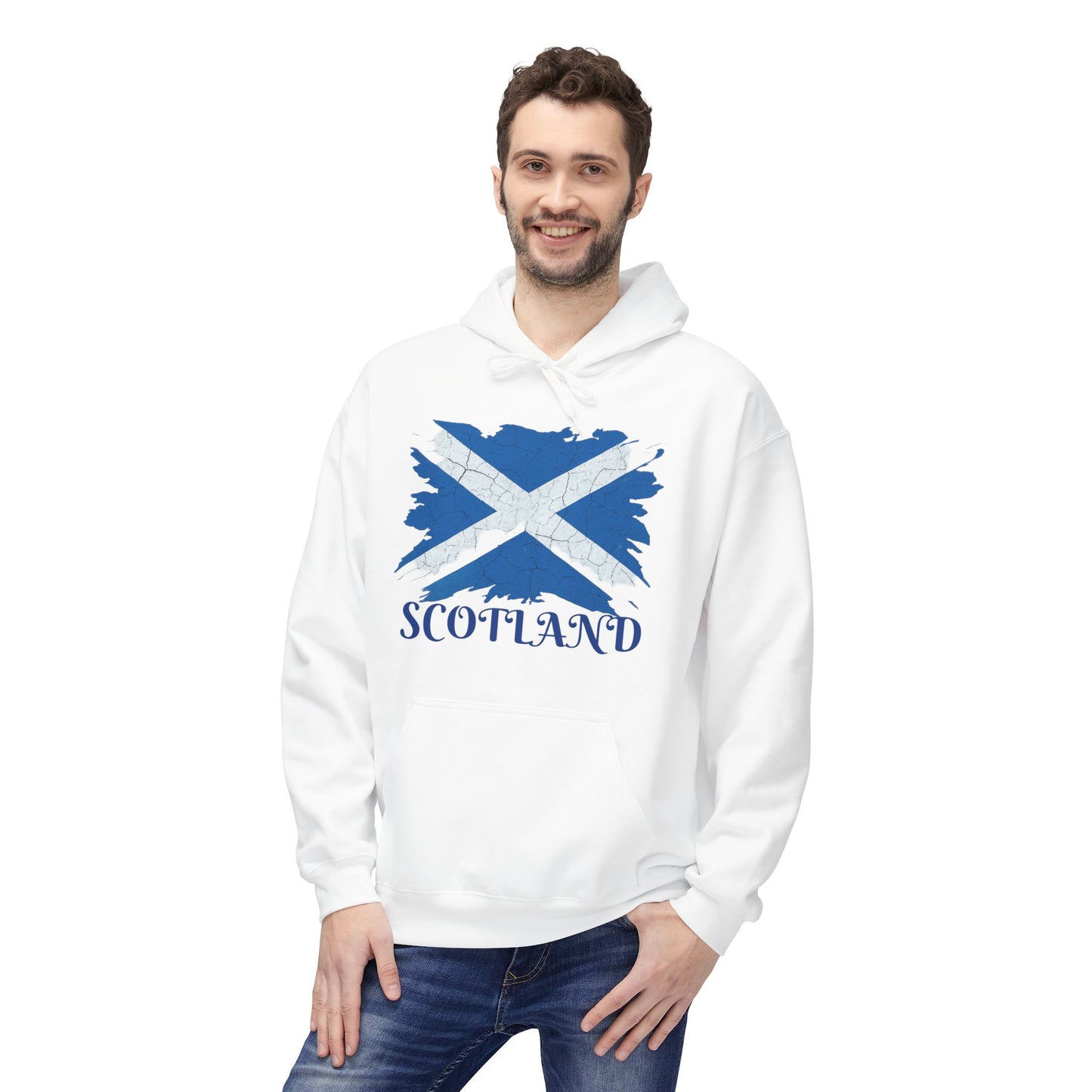 Scottish Inspired "St Andrews Cross Hoodie", Various colors & sizes available