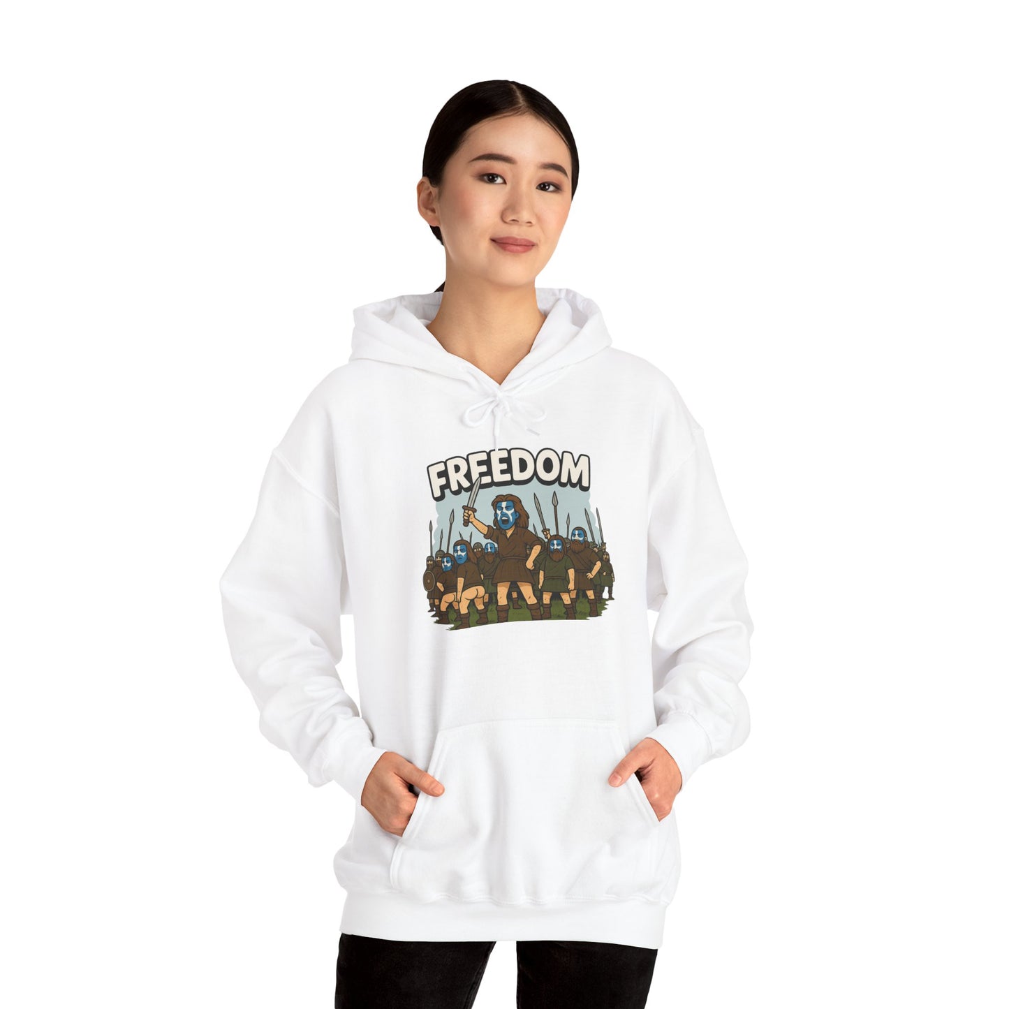 "Braveheart" Scottish slogan Hoodie, Various colors & sizes available