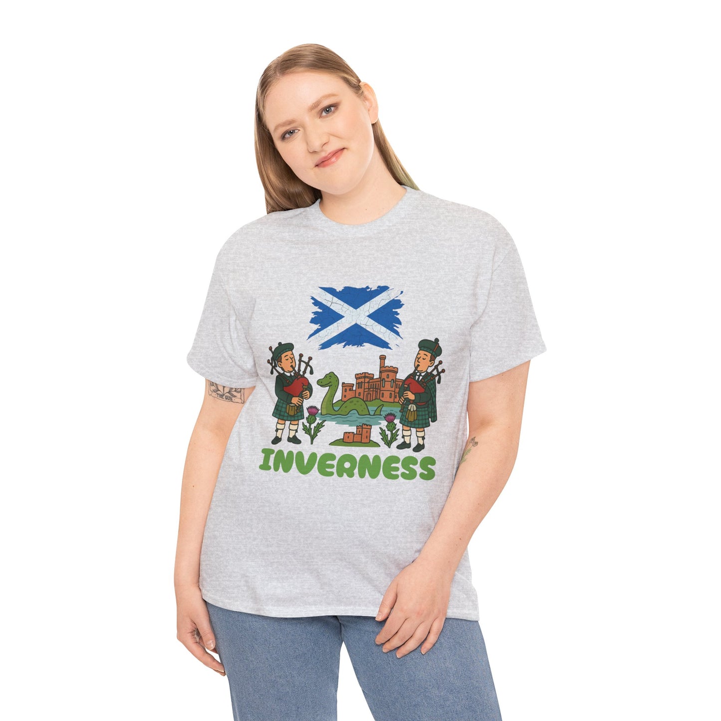 "Inverness"  Highland Capital inspired Scottish T-Shirt, Various colors & sizes available