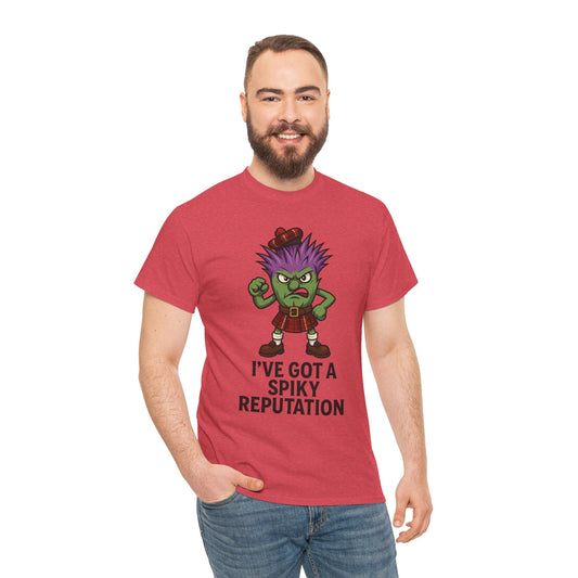 Scottish "Spikey Thistle" slogan T-Shirt, available in different colors & sizes