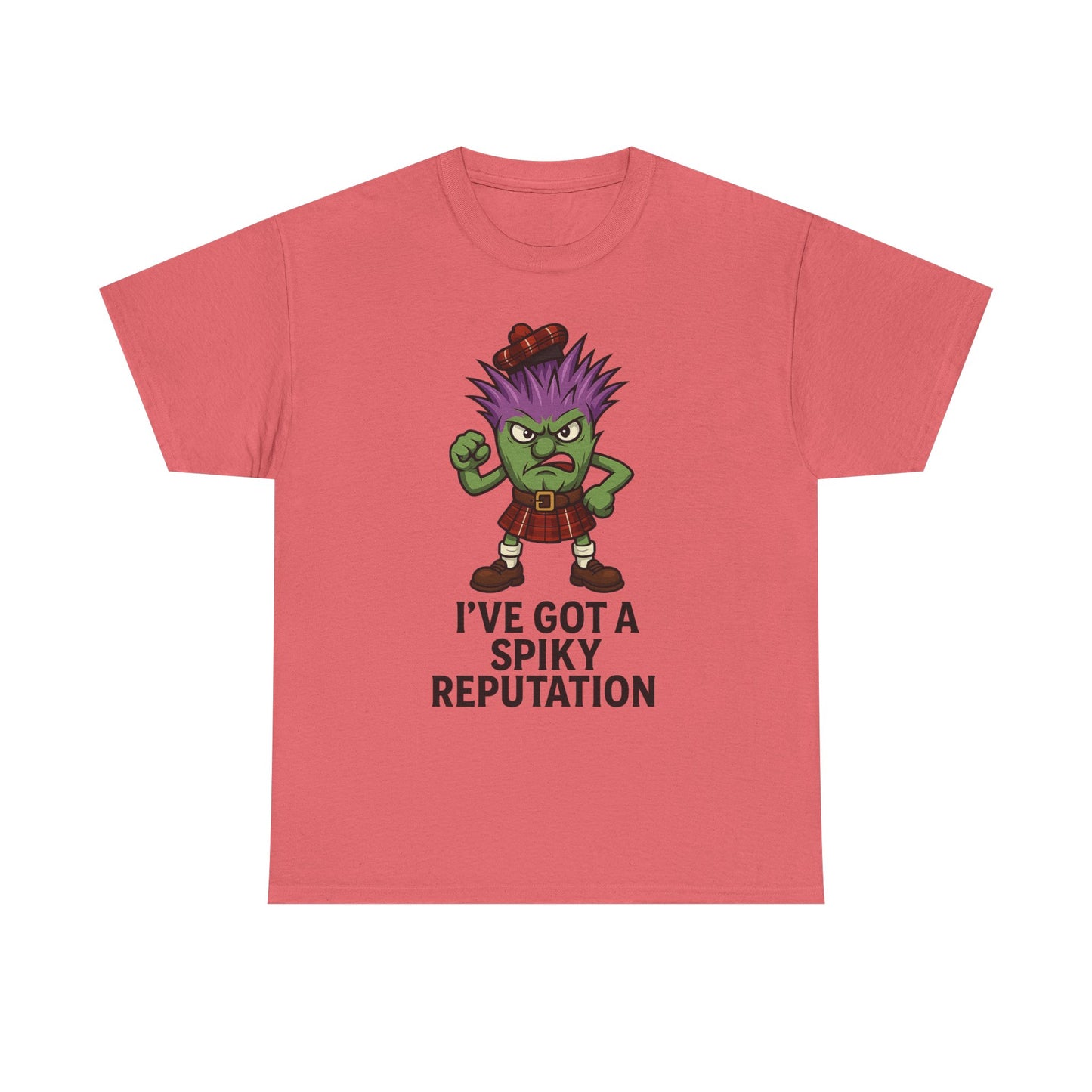 Scottish "Spikey Thistle" slogan T-Shirt, available in different colors & sizes
