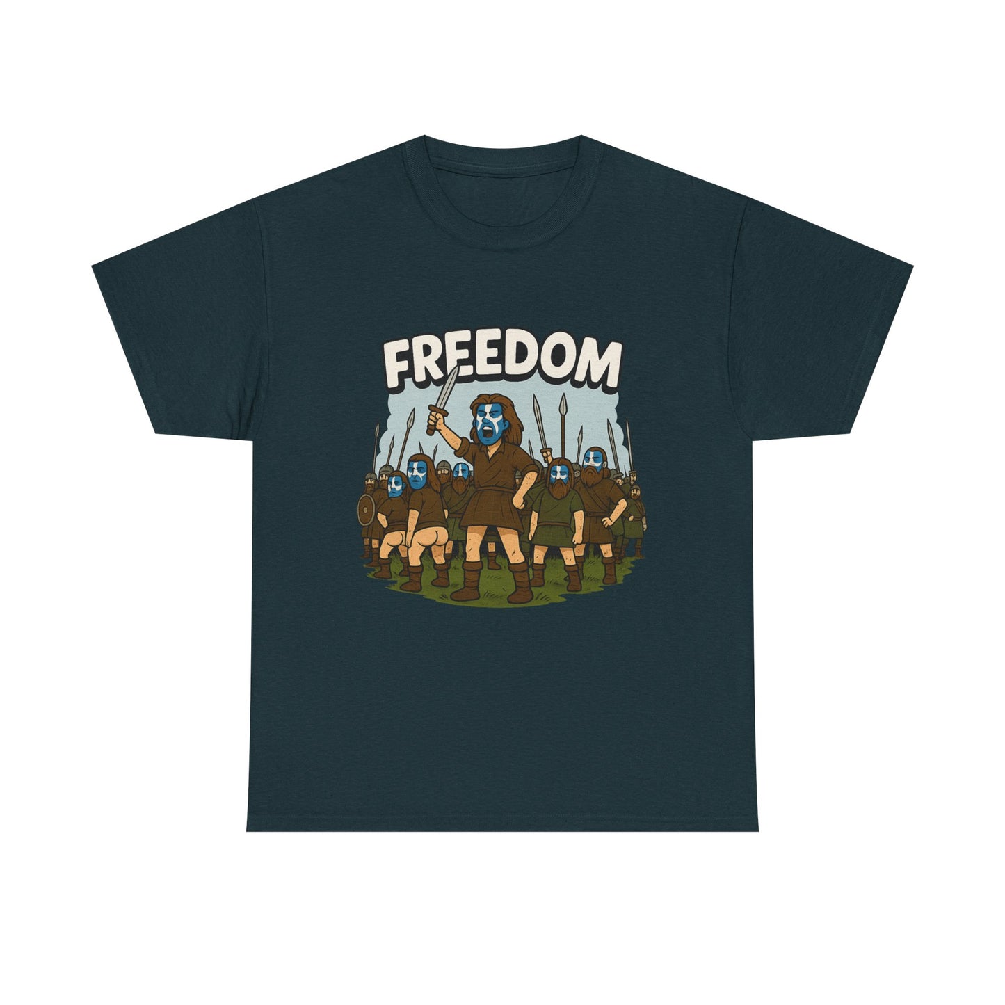 Scottish "Braveheart" slogan themed T-Shirt, Various colors & sizes available