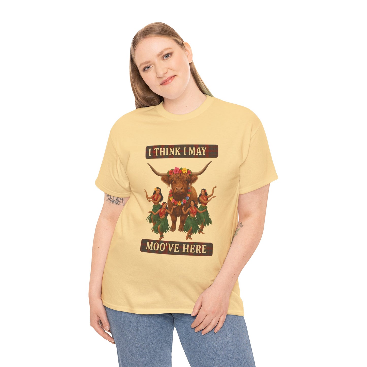 "I Think I may Moo've here", Slogan T-Shirt, Various Colours & sizes