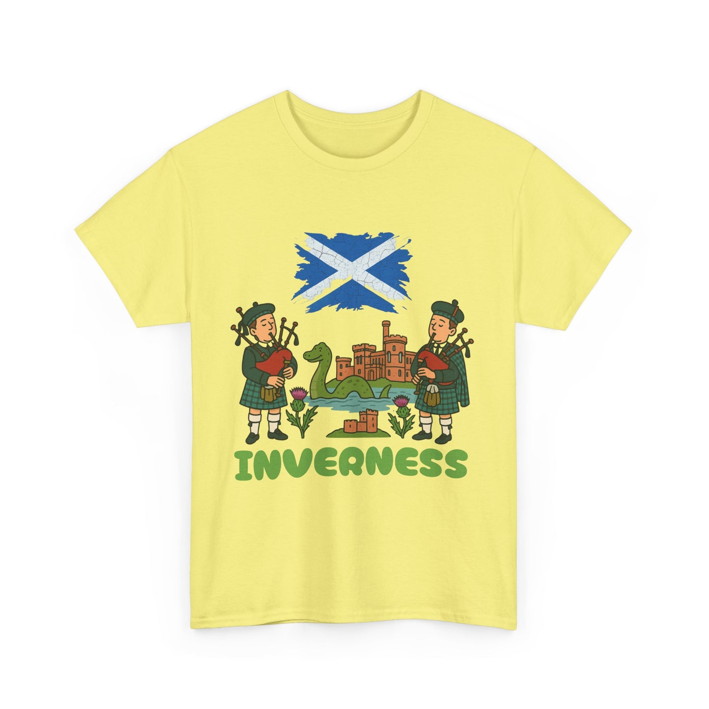"Inverness"  Highland Capital inspired Scottish T-Shirt, Various colors & sizes available