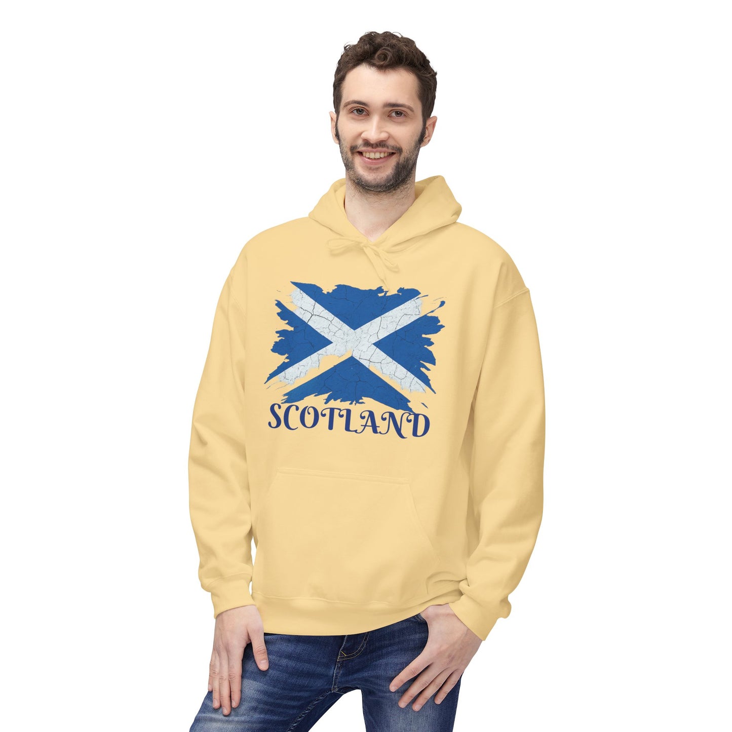 Scottish Inspired "St Andrews Cross Hoodie", Various colors & sizes available